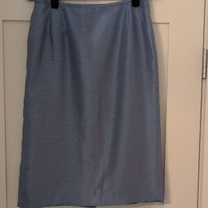 Jones Wear Light Blue Pencil Skirt